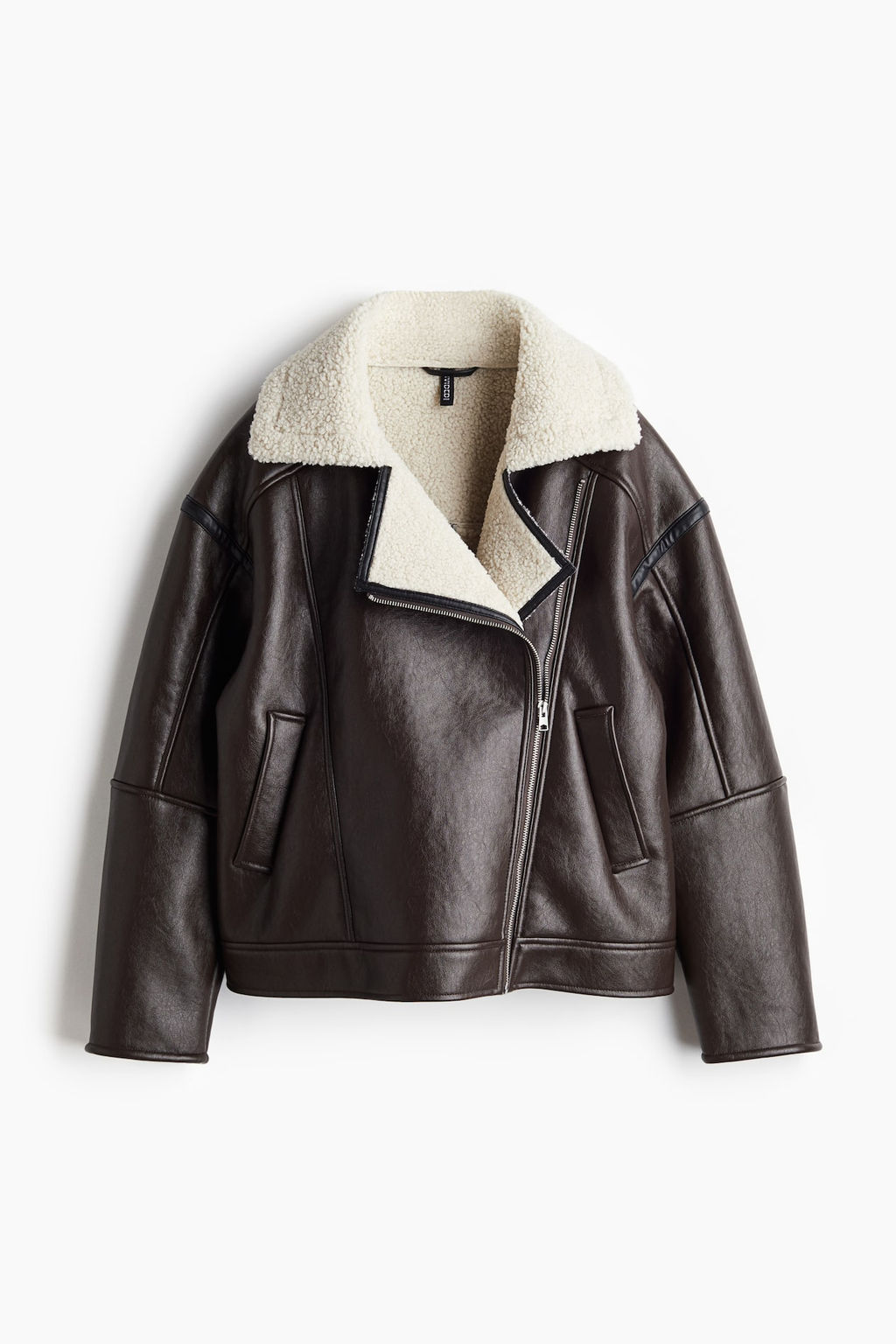 Cazadora biker con forro de borreguito - H&m фото 5