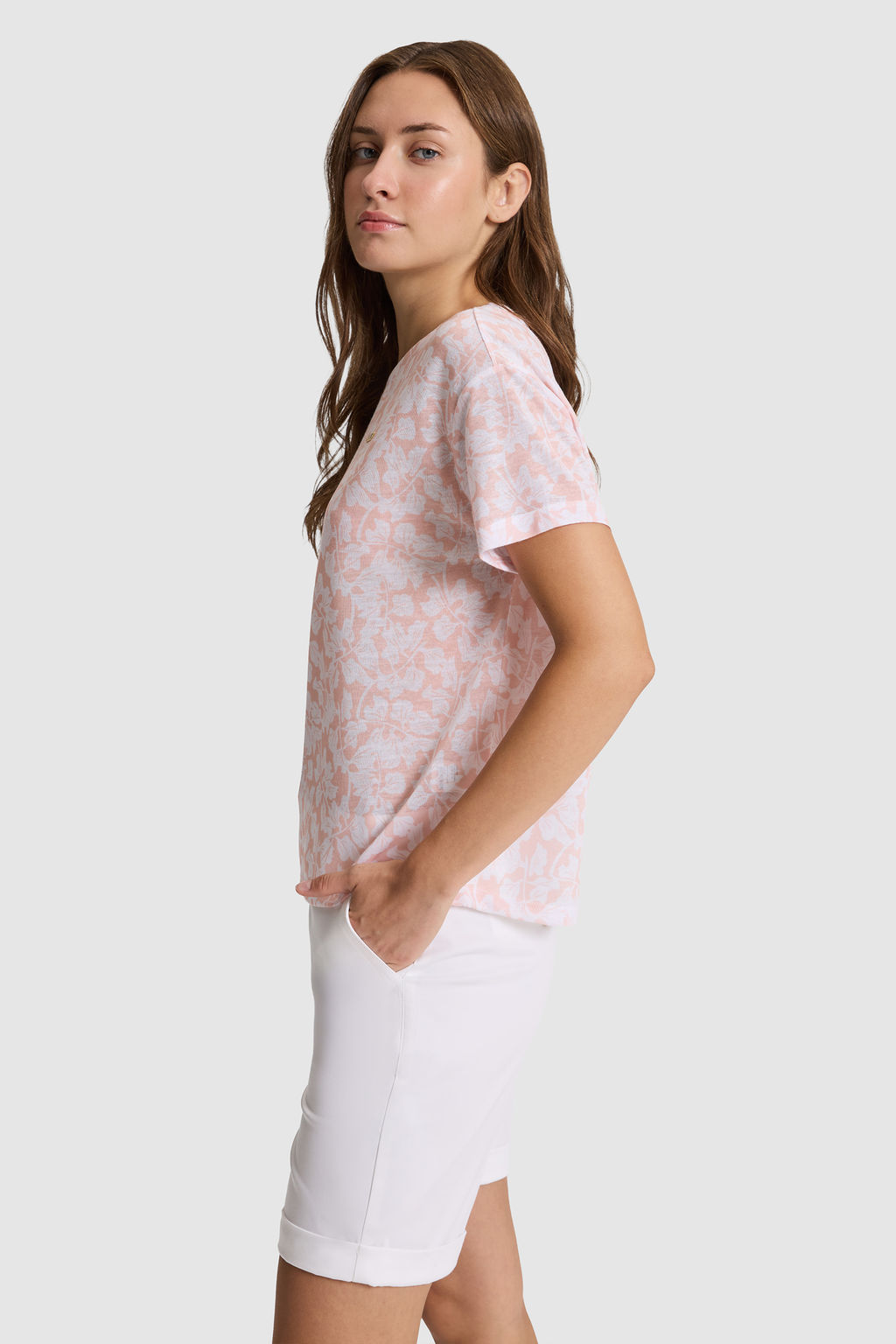 Kad_n A__k Pembe Bisiklet Yaka Ti__rt - U.s. polo assn фото 3