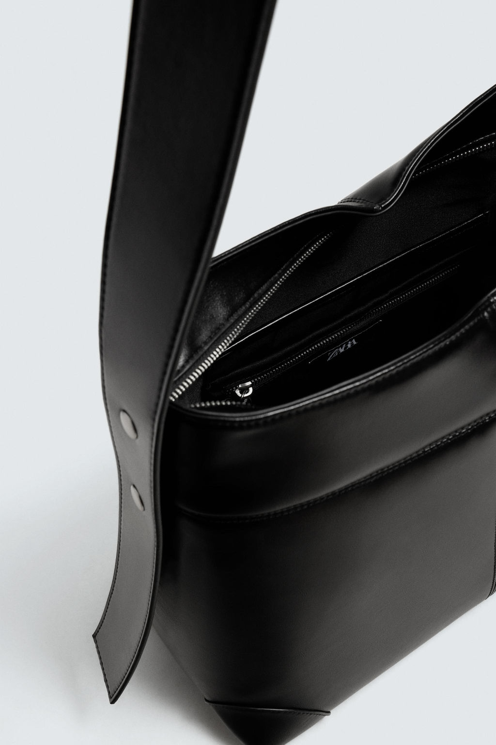 TOPSTITCHED TOTE BAG - Zara фото 12