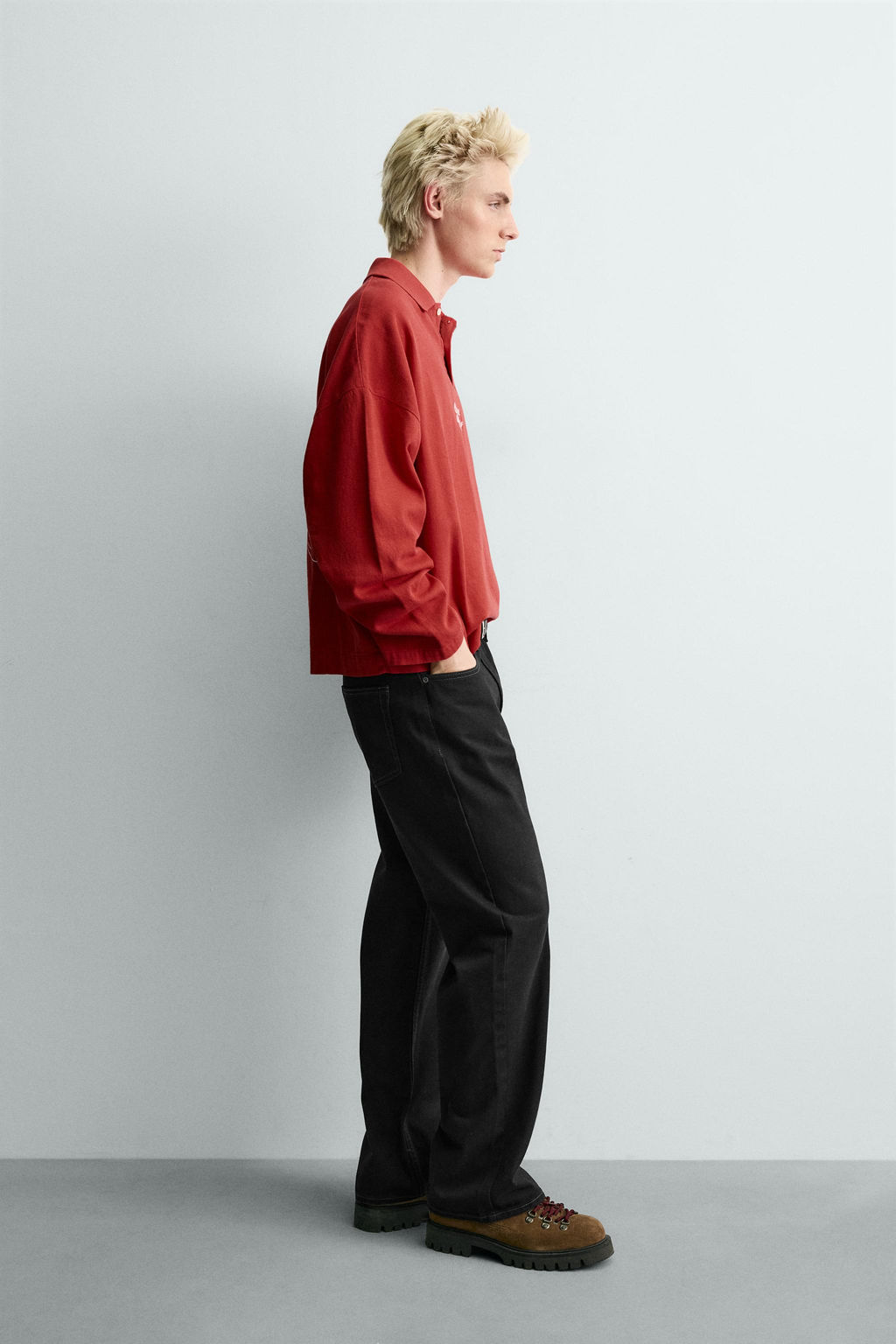 KEYRING PRINT RUGBY POLO SHIRT - Zara фото 12