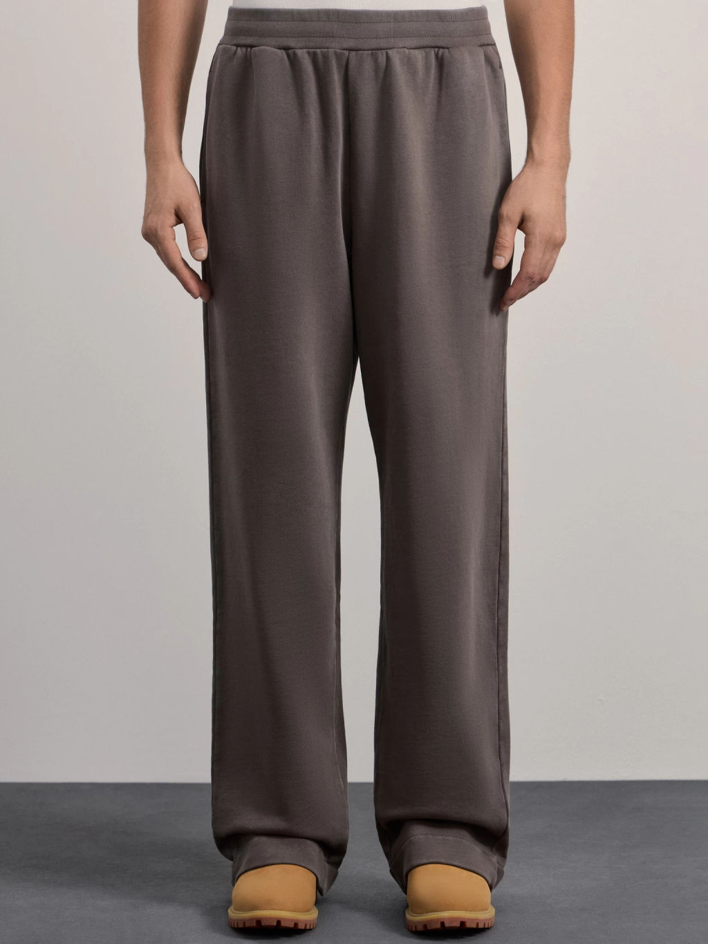 Брюки wide leg c эффектом garment dye / Zarina  фото 2