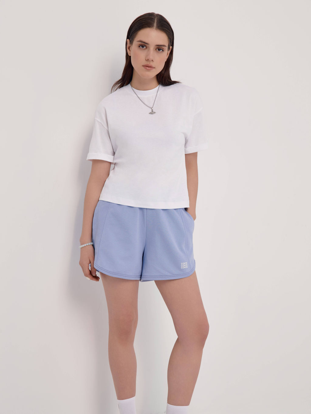 CONTE LS 2581 Шорты женские cornflower - Conte elegant фото 4