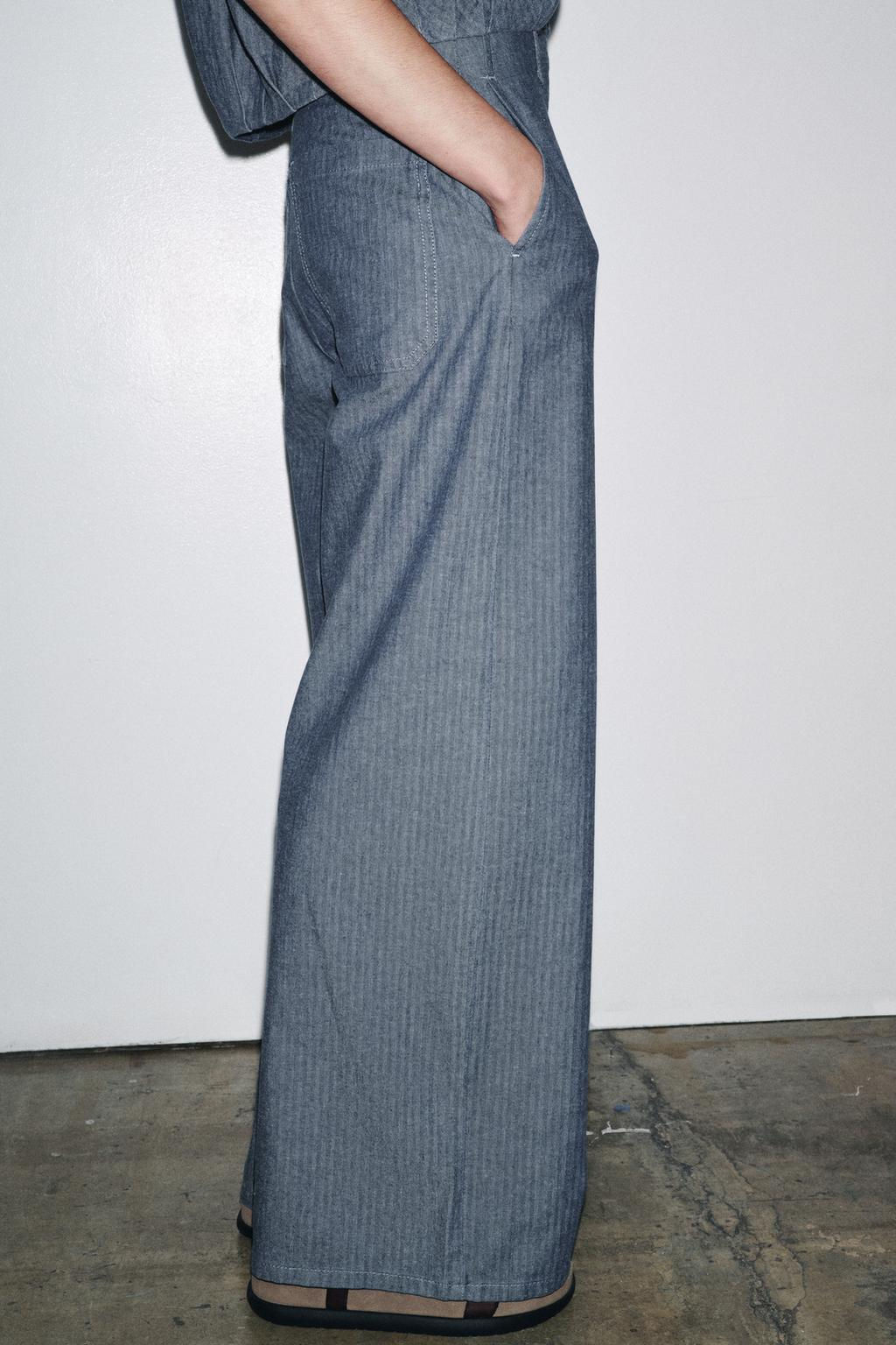 ZW COLLECTION RELAXED TROUSERS - Zara фото 5