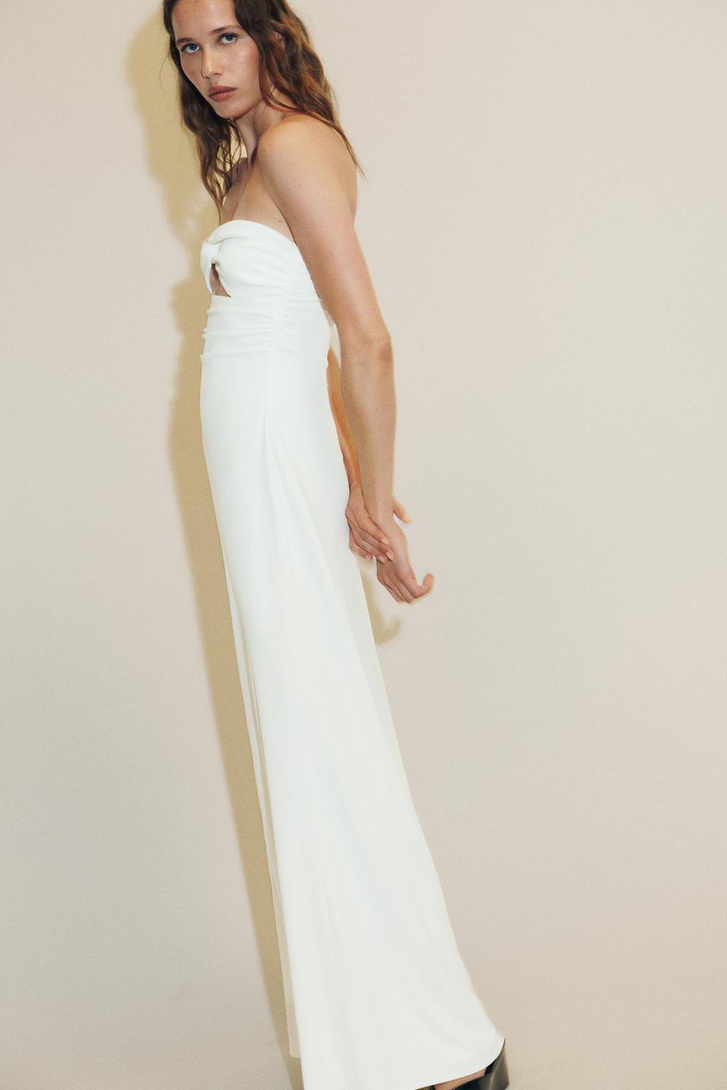 LONG CUT-OUT DRESS - Zara фото 4