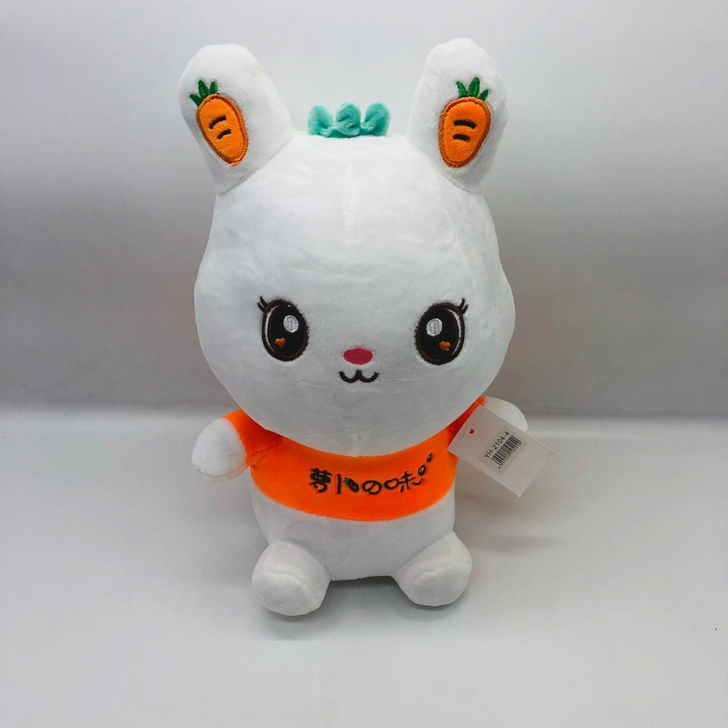 Мягкая игрушка Зайчик с морковками на ушах 40 см - Storyland фото 3