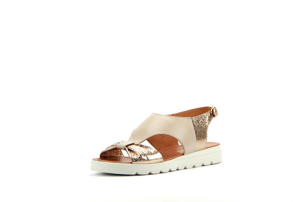 Босоножки EDART 1053.115w.gold/beige.