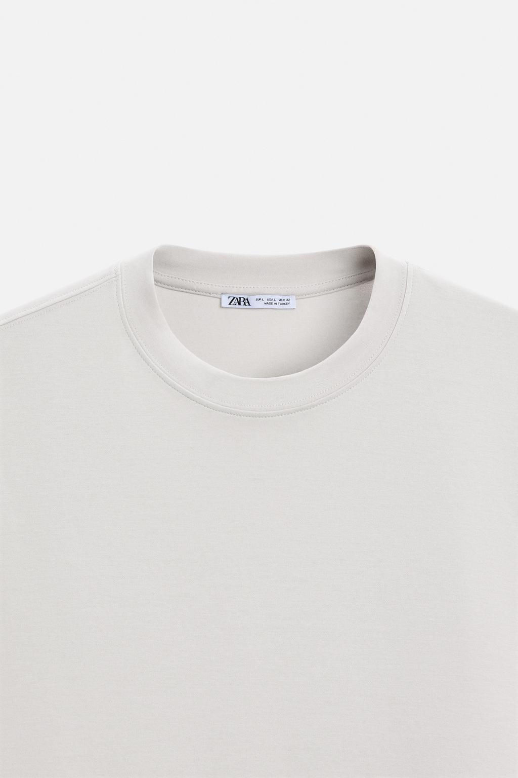 BASIC REGULAR FIT T-SHIRT - Zara фото 48