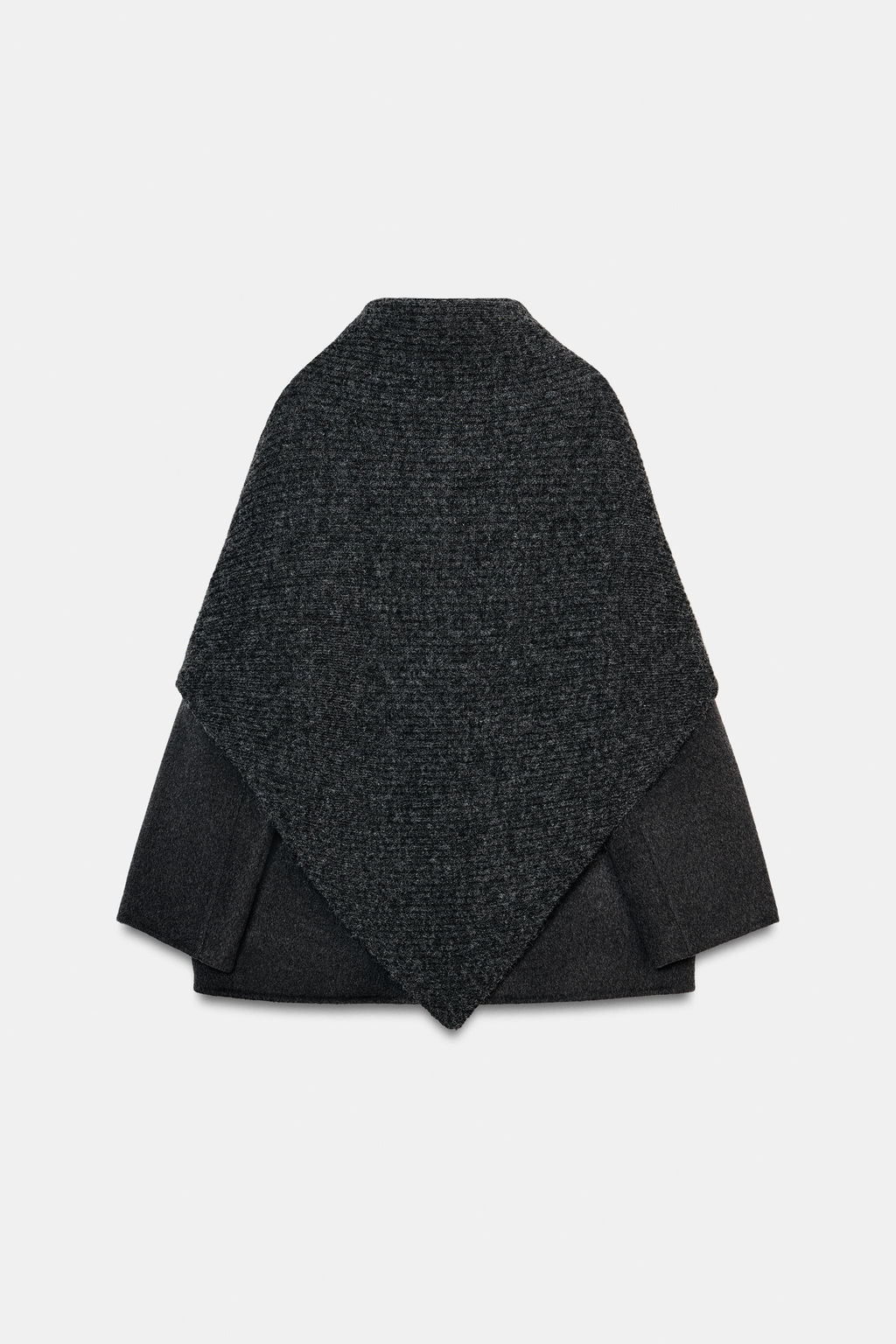 WOOL BLEND BLAZER WITH SCARF ZW COLLECTION - Zara фото 8