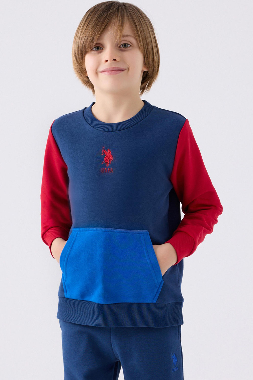 Пижамный комплект цвета индиго для мальчика Неожиданная скидка в корзине - U.s. polo assn фото 2