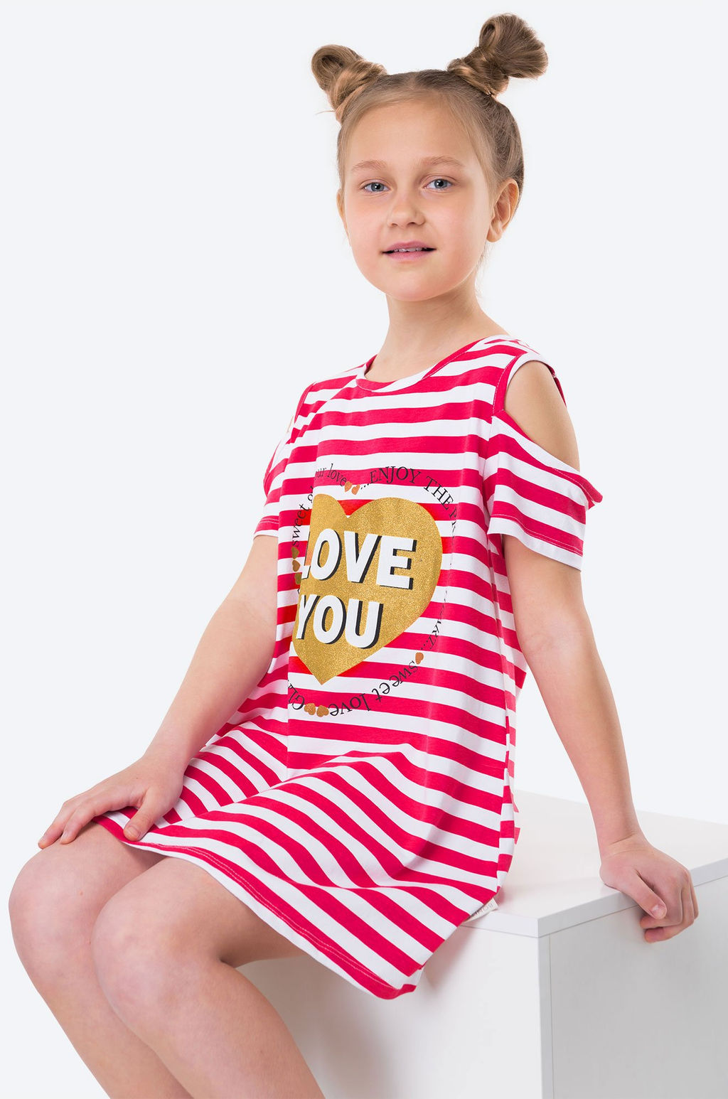 Летнее платье с лайкрой для девочки Bonito  фото 23