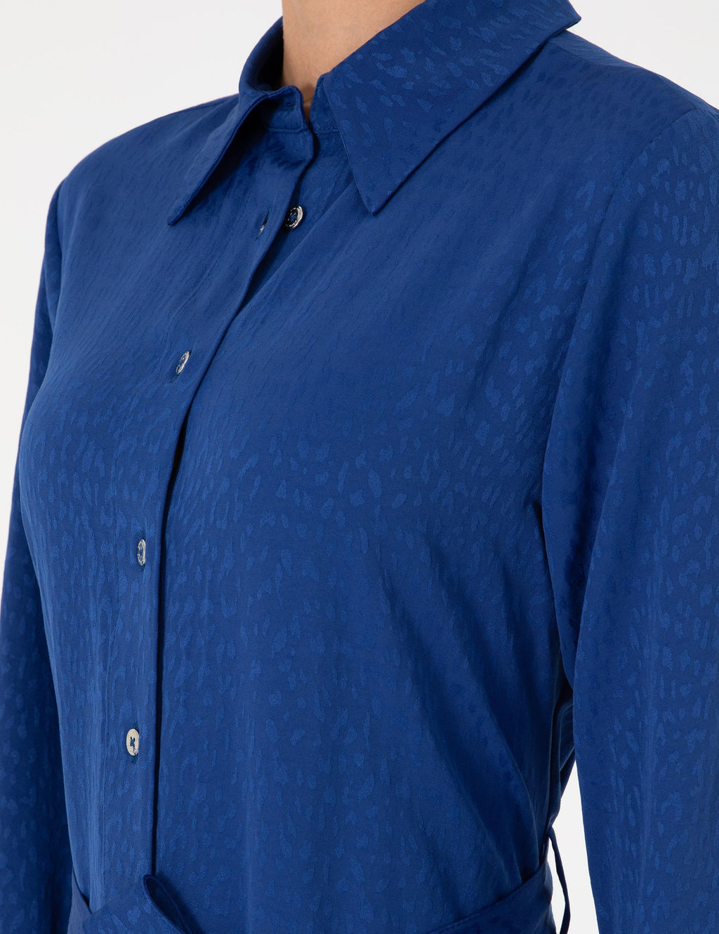 Saks Comfort Fit Dokuma Elbise - Pierre cardin фото 6