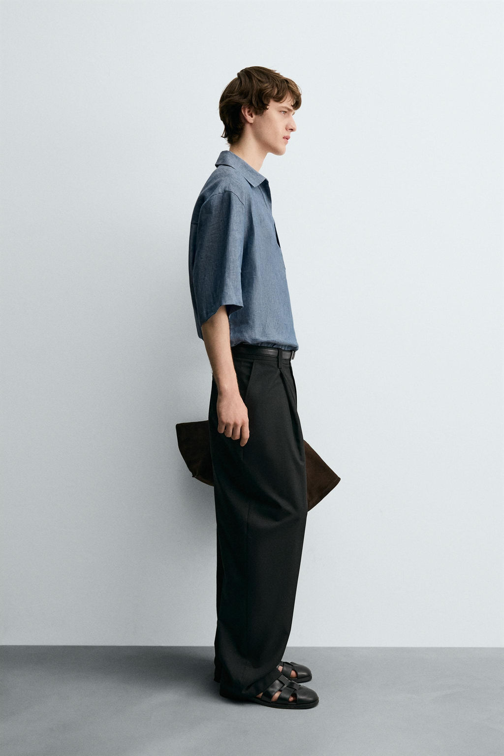 100% LINEN POLO SHIRT - Zara фото 4