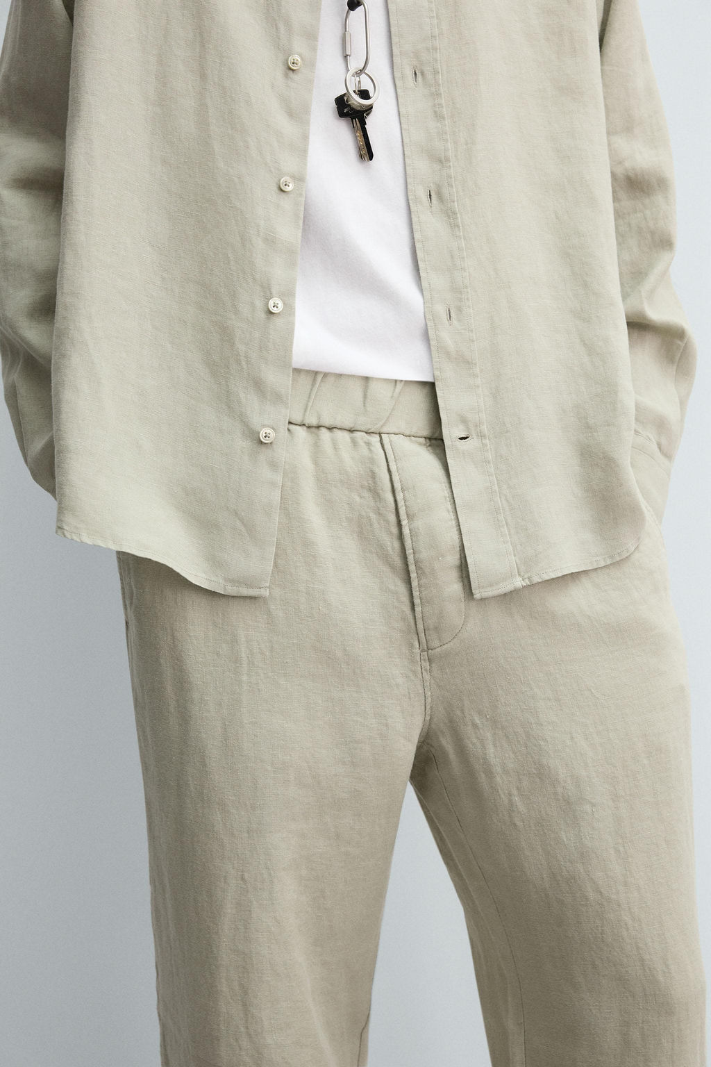 100% LINEN TROUSERS - Zara фото 16