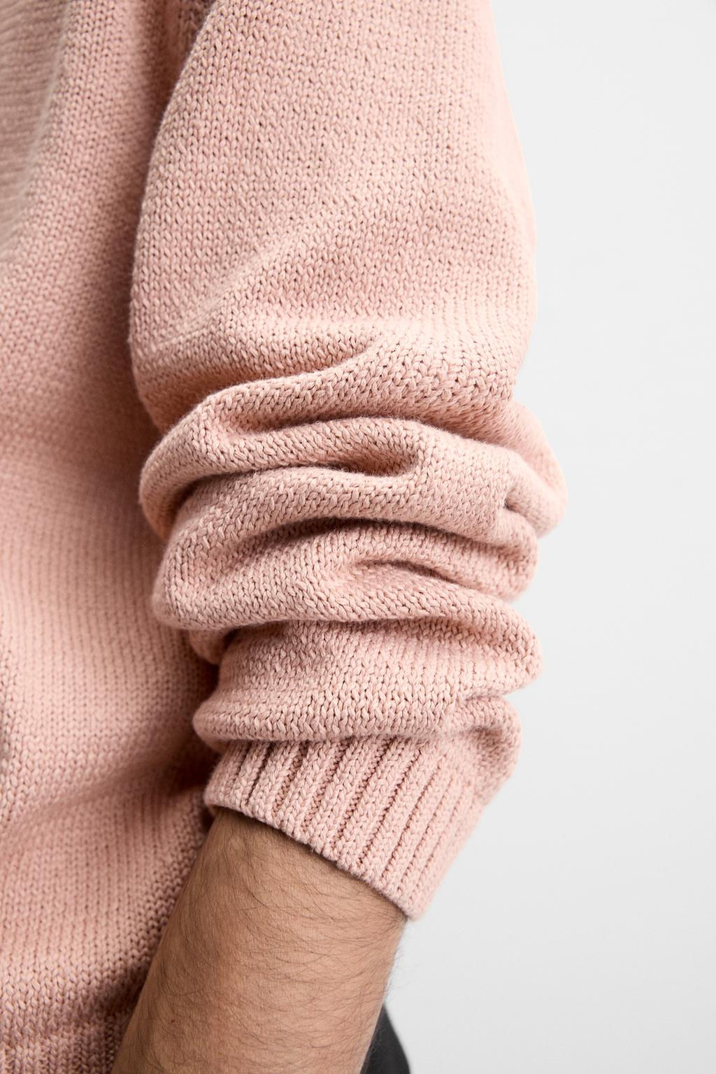 TEXTURED COTTON-BLEND CARDIGAN - Zara фото 6