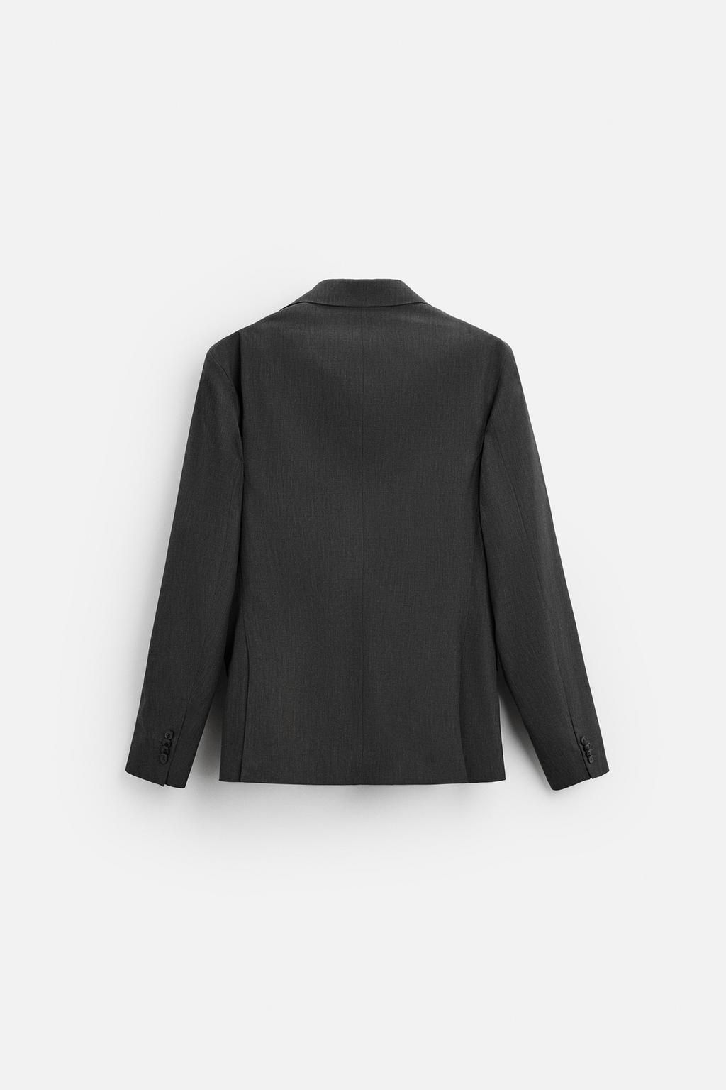 CHECKED SUIT BLAZER - Zara фото 7