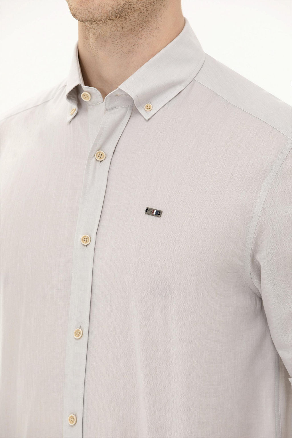 Мужская рубашка с длинным рукавом Stone Неожиданная скидка в корзине - U.s. polo assn фото 7