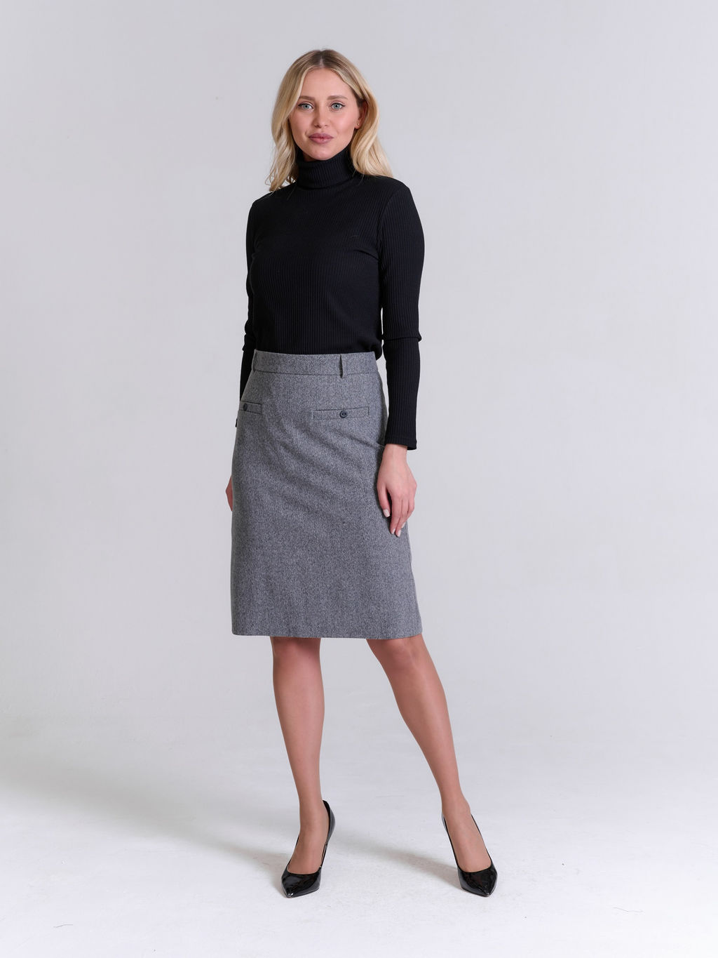 Юбка для холодной погоды с шерстью