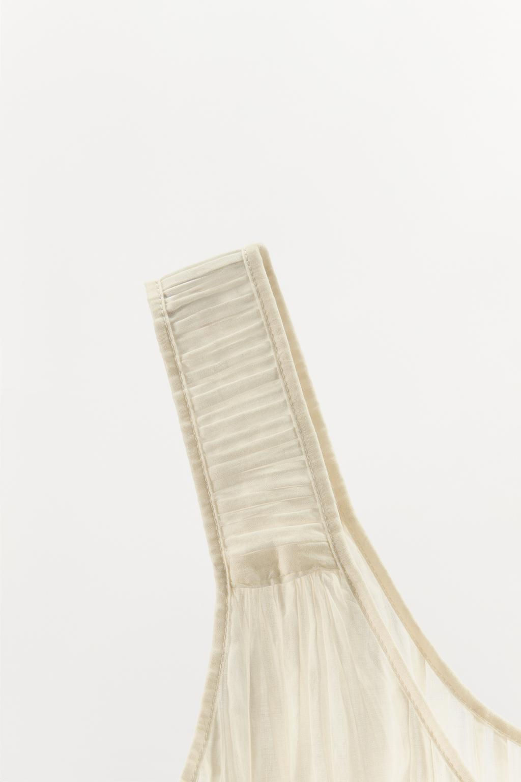 GATHERED COTTON TOP - Zara фото 7