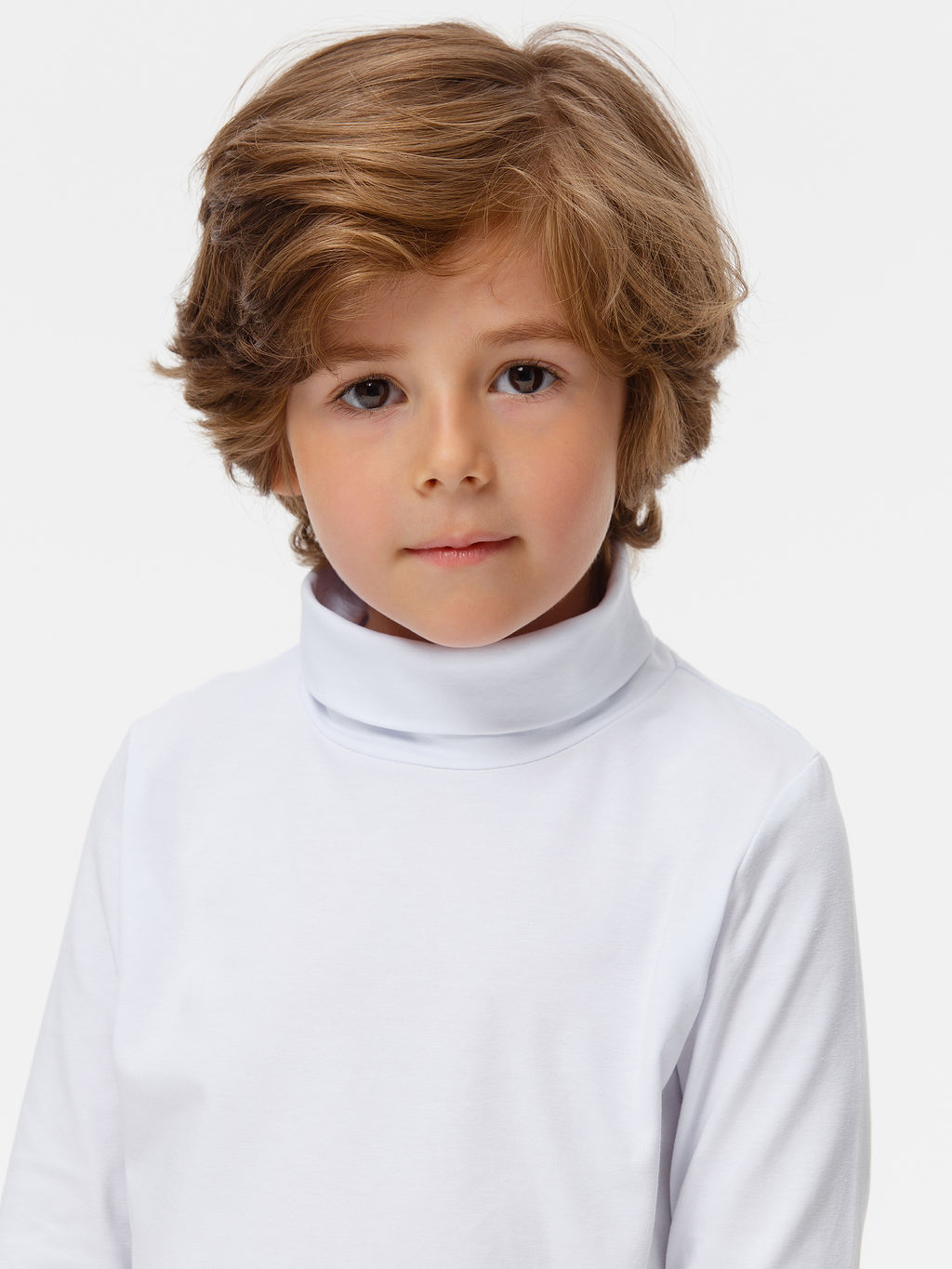 Белая водолазка для мальчика - Kogankids фото 6