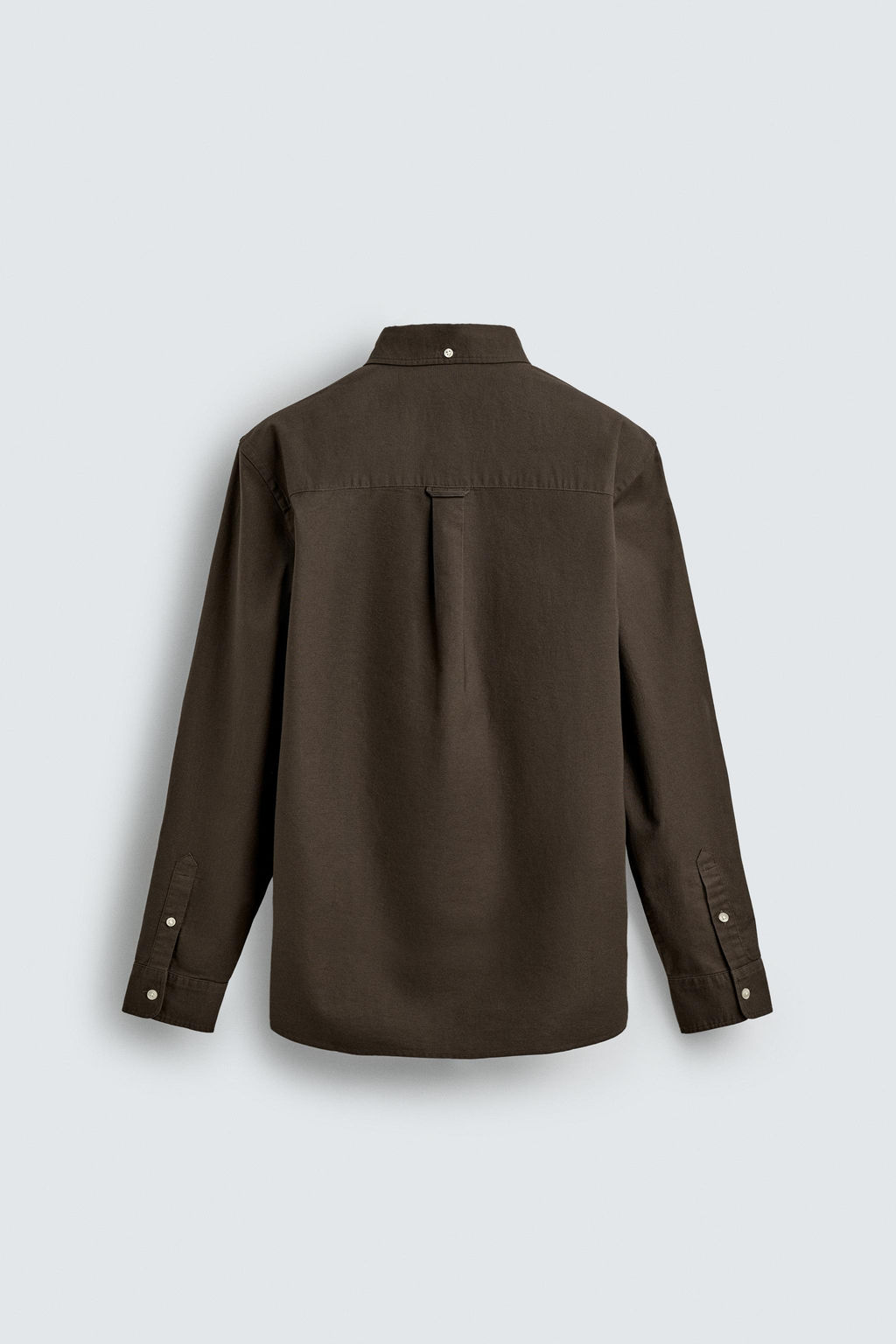CAMISA ESTRUCTURA OXFORD / Marr?n - Zara фото 7