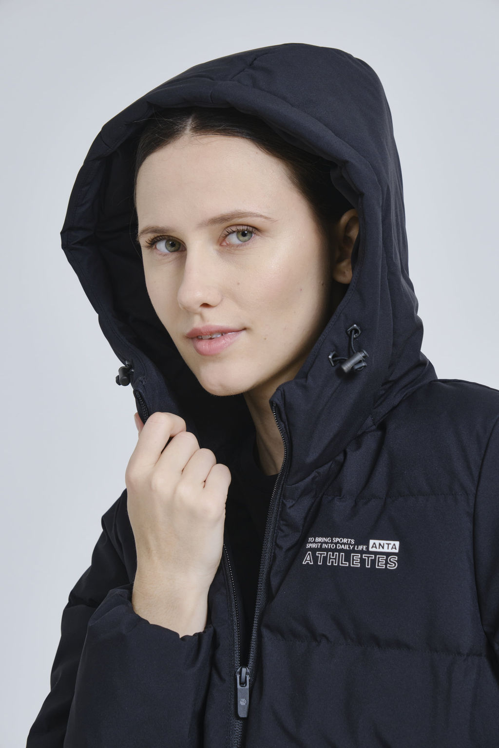 Пуховик короткий Чёрный - Anta фото 2