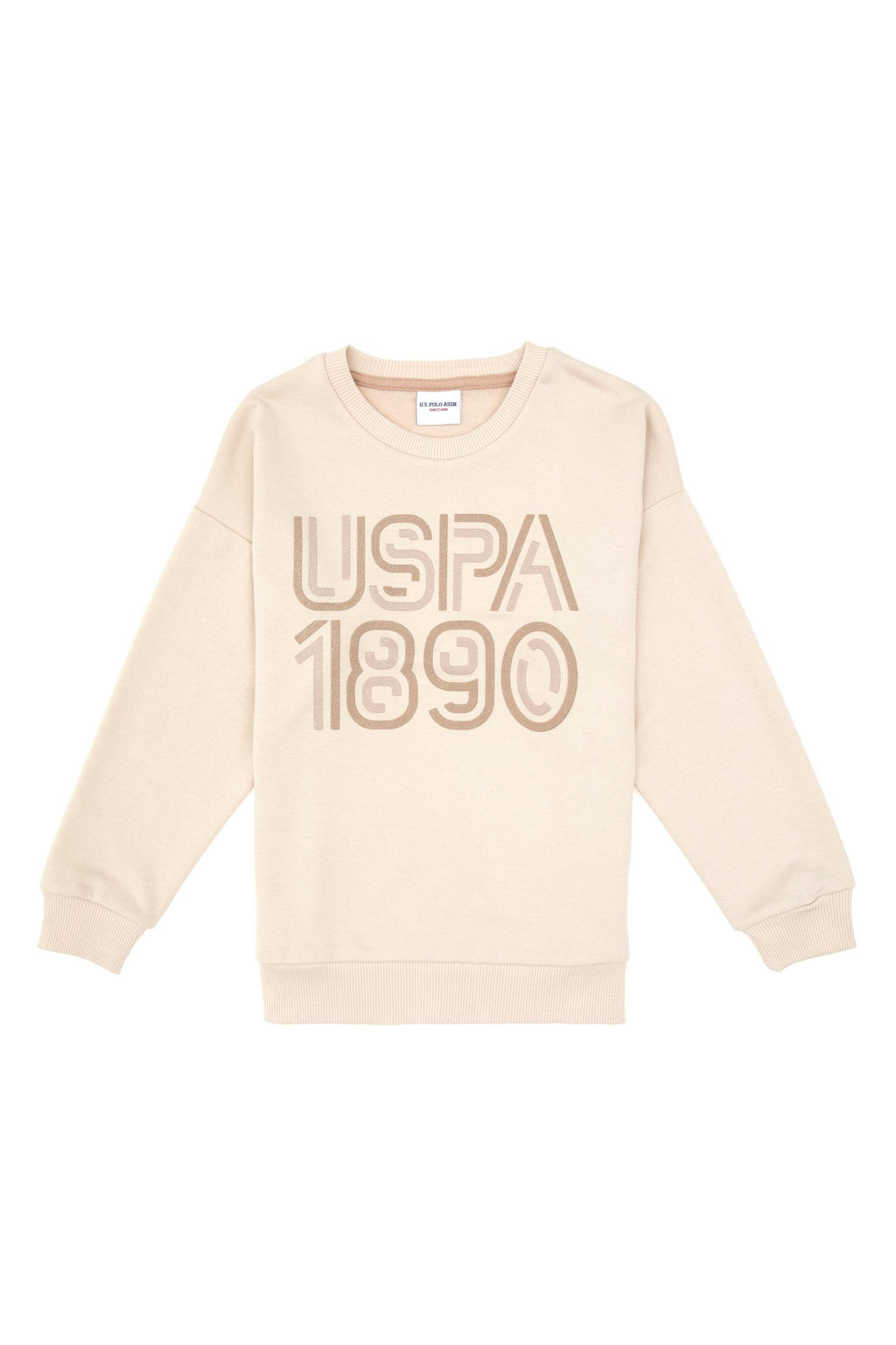 K_z _ocuk Bej Pijama Tak_m_ Sepette S_rpriz _ndirim - U.s. polo assn фото 2