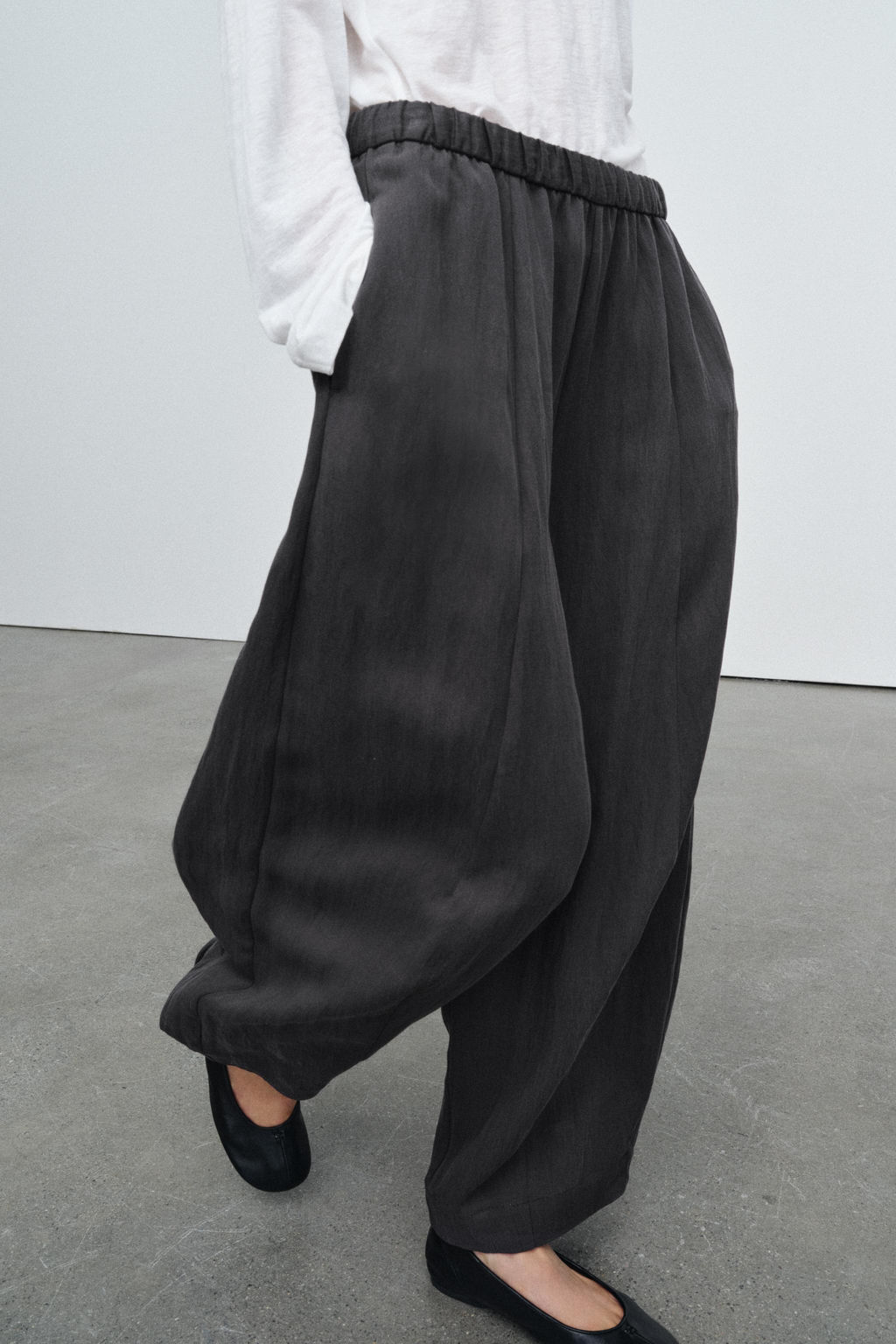 ZW COLLECTION BARREL TROUSERS - Zara фото 2