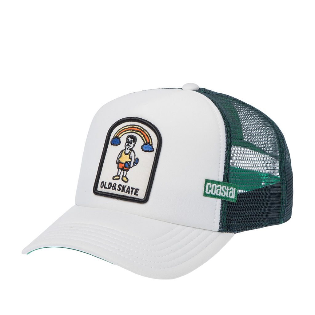 Бейсболка COASTAL арт. HFT Old Skate (белый)