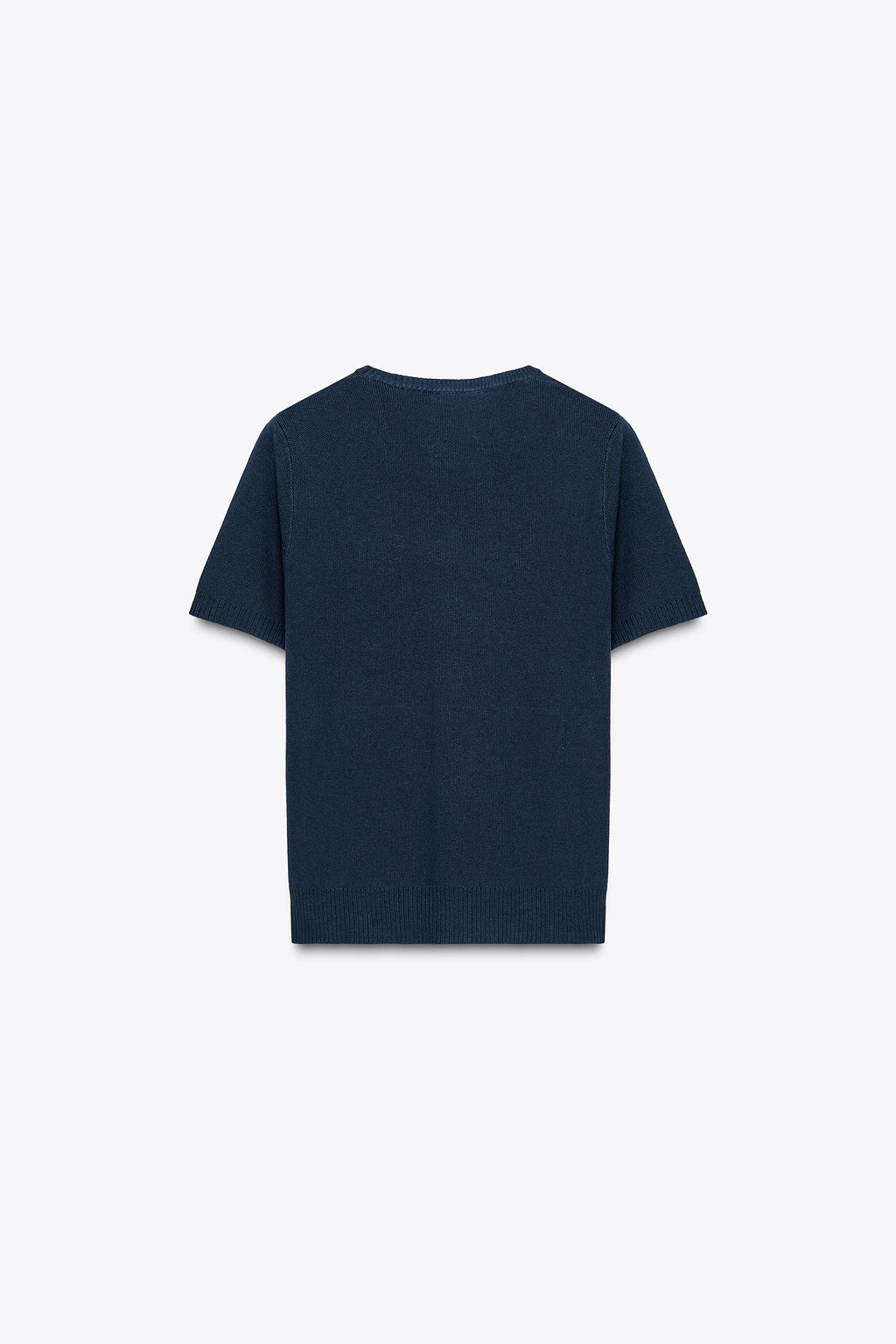 PLAIN KNIT SHORT SLEEVE TOP - Zara фото 29