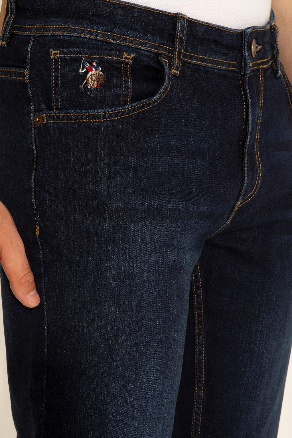 U. S. Polo Assn / Мужские синие джинсовые брюки - U.s. polo assn фото 5