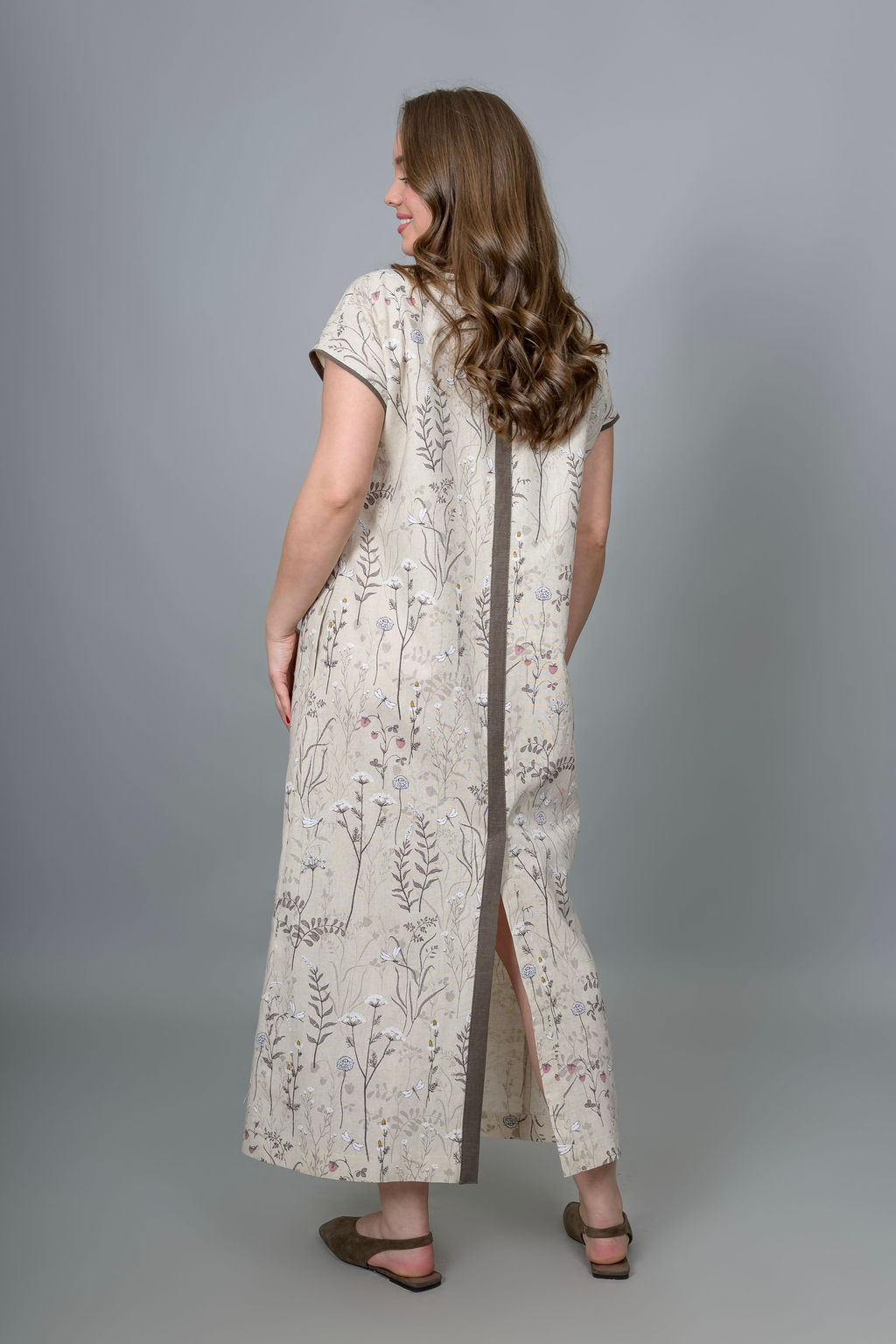 Платье 70% лен, 30% хлопок