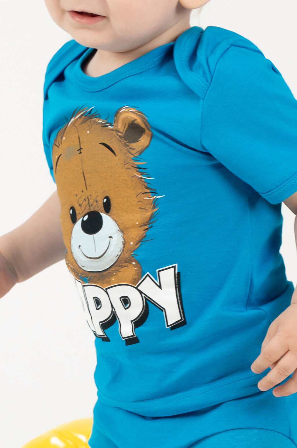 Комплект детский бирюза мишки