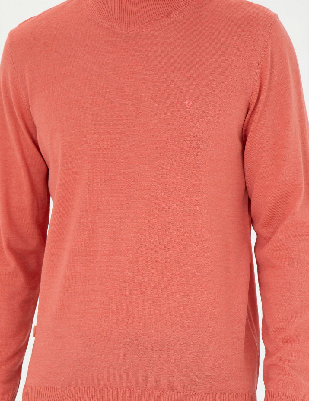 Somon Slim Fit Yar_m Bal_k__ Yaka Y_n Kar___ml_ Basic Triko Kazak - Pierre cardin фото 6