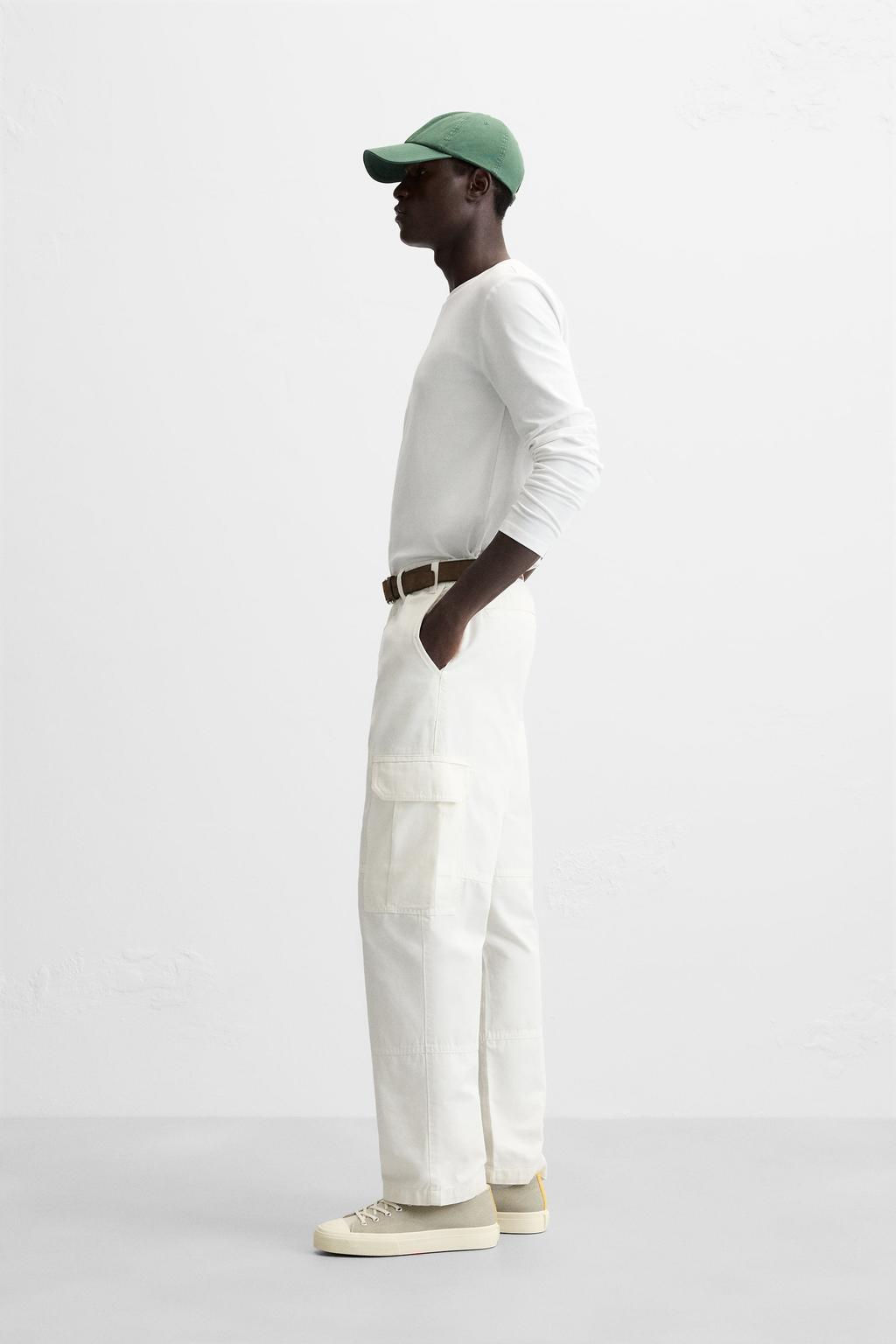 BASIC SLIM FIT T-SHIRT - Zara фото 5