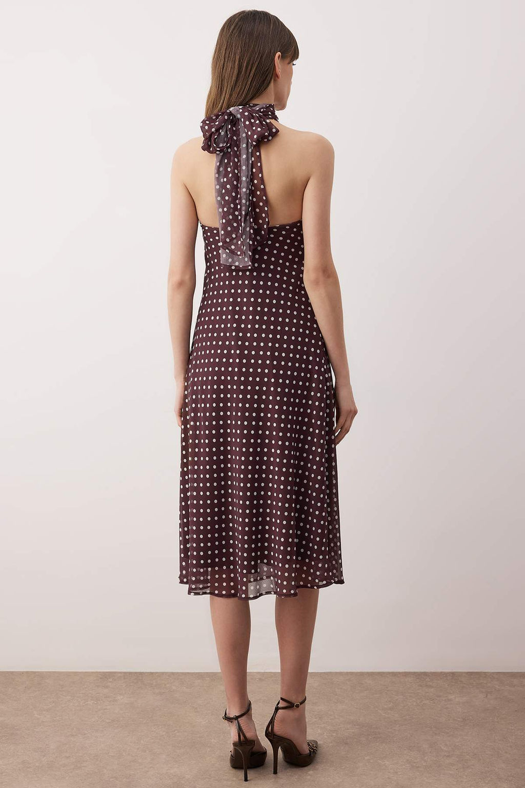 Murdum Duz Orme Maxi Astarl? Elbise TPRAW26EL00125 - Trendyolmilla фото 5