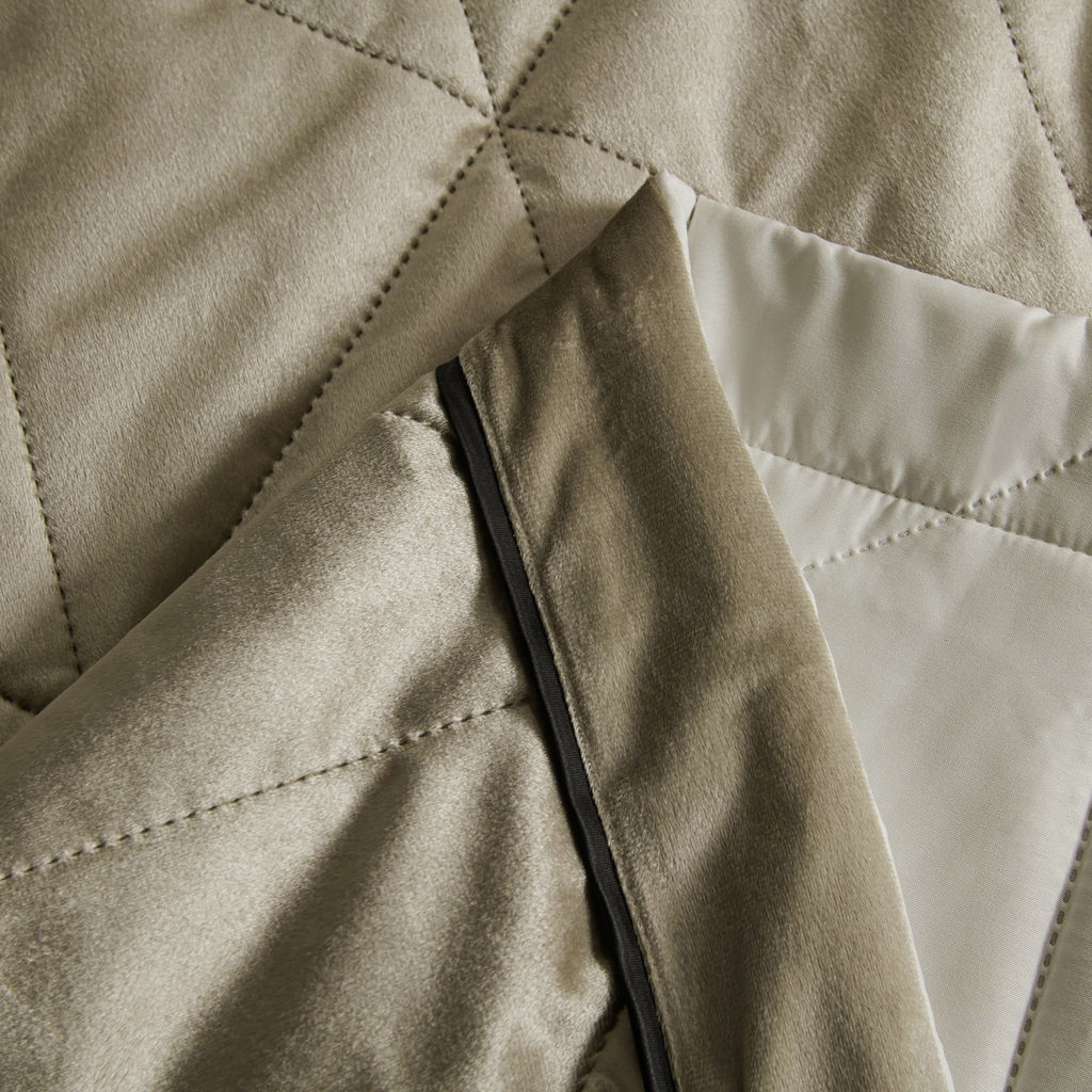 Велюровое покрывало в клетку и две наволочки OVL031 160*220/50-70 1 шт - Ситрейд фото 6