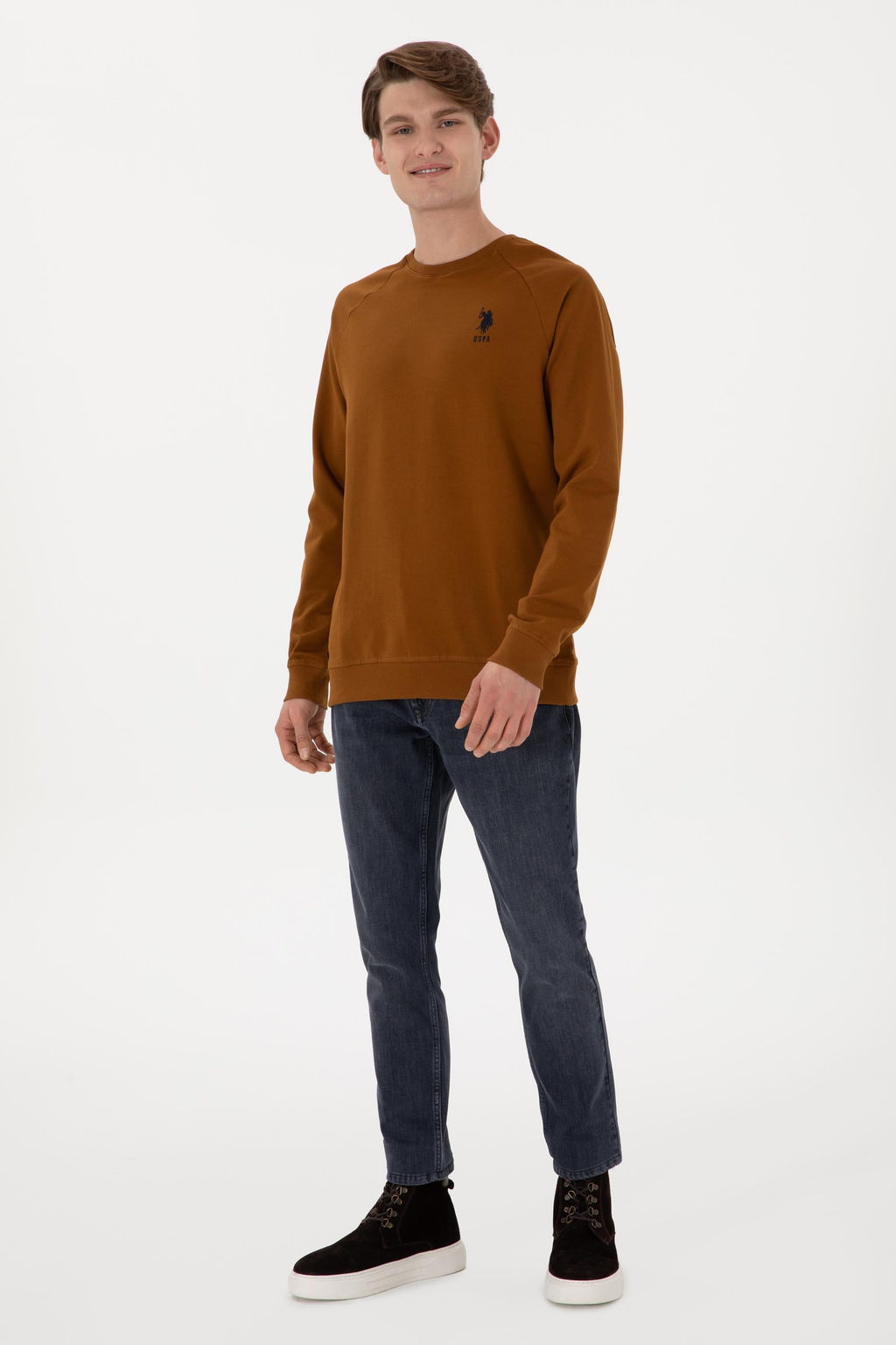 Erkek Coconut Basic Sweatshirt - U.s. polo assn фото 4