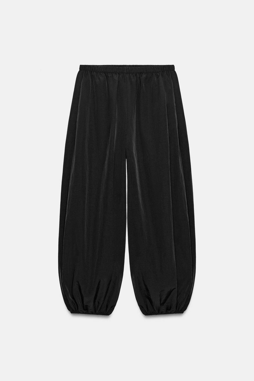 PANTAL?N NYLON BOMBACHO / Negro - Zara фото 4