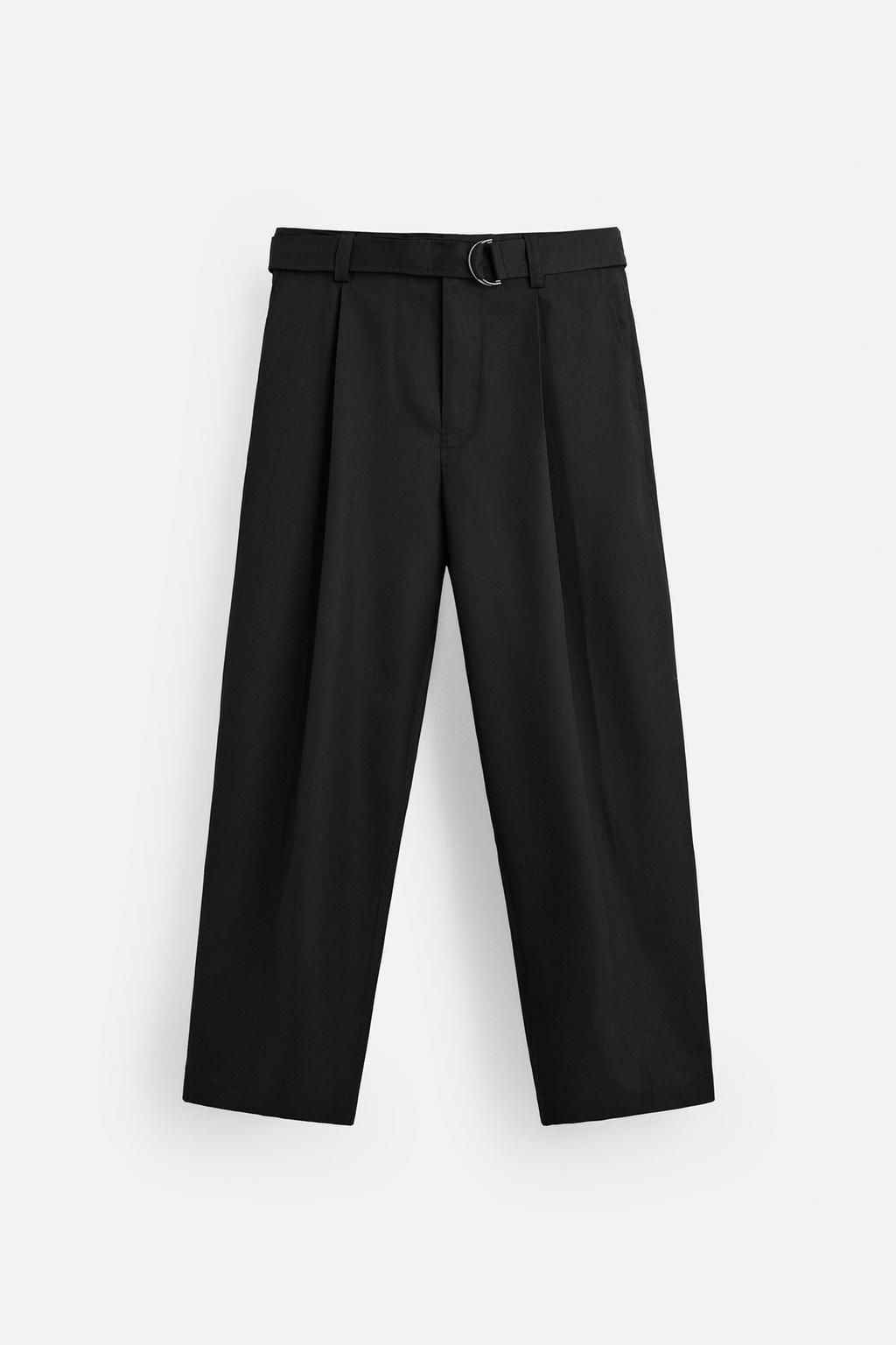PLEATED TROUSERS WITH BELT - Zara фото 16