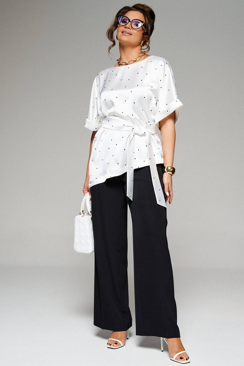 Брюки 6307 черный - B&F фото 2