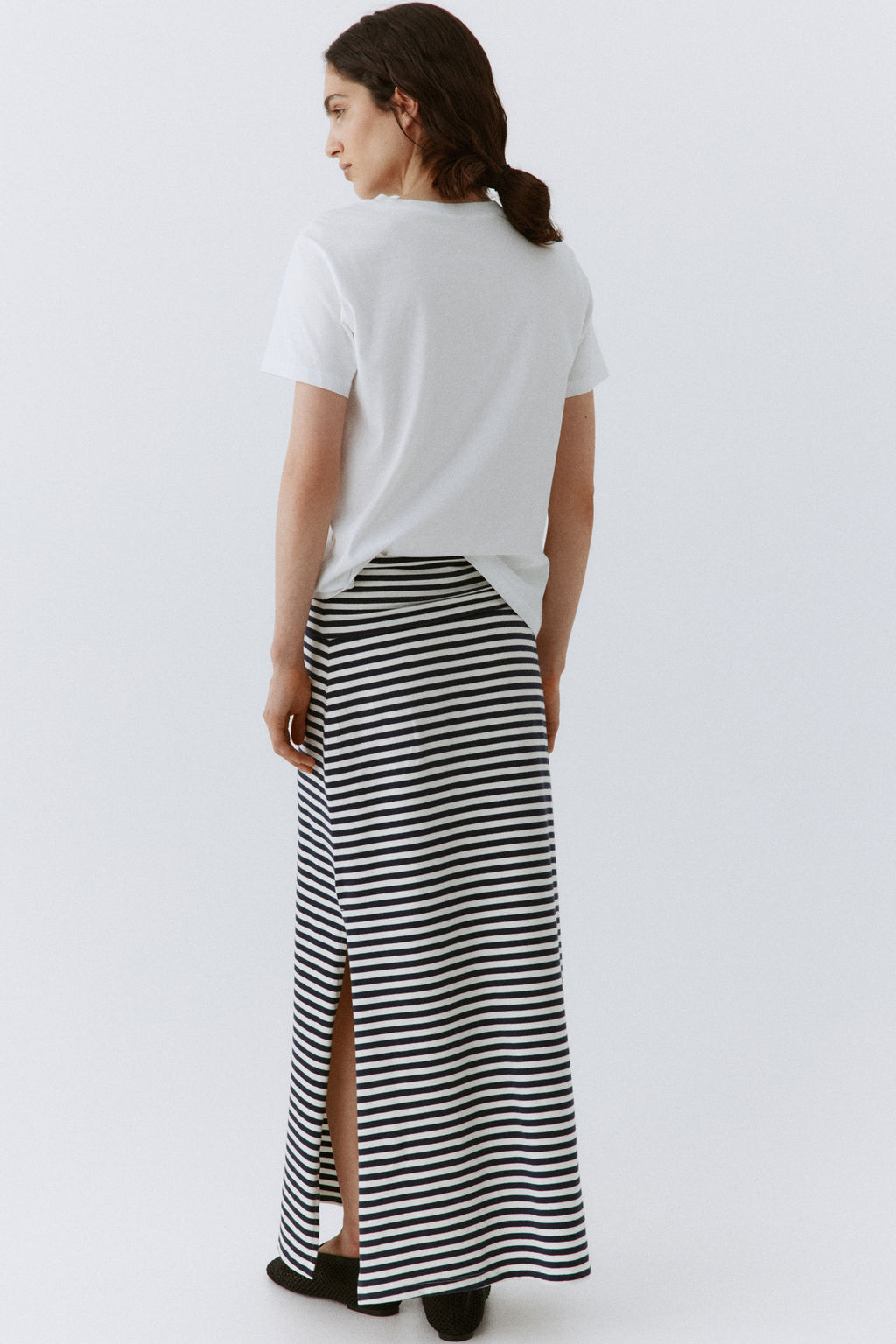 Falda de algod?n con cintura plegable - H&m фото 4