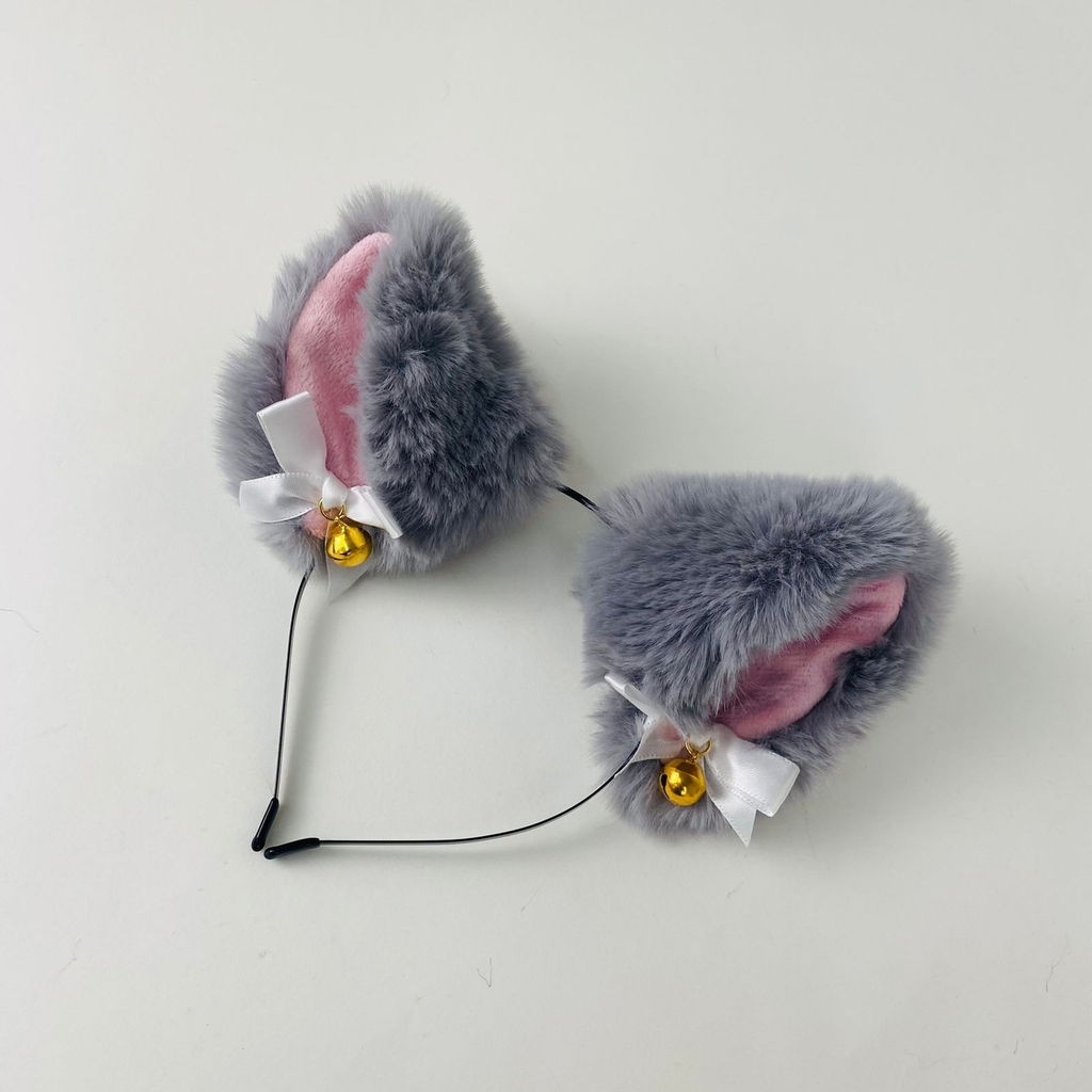 Ободок для волос с ушками и колокольчиками в ассортименте - Storyland фото 3