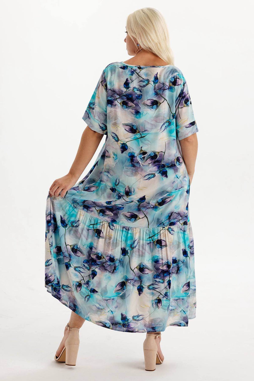 Платье штапель 6147/02/Мультиколор - Rise фото 4