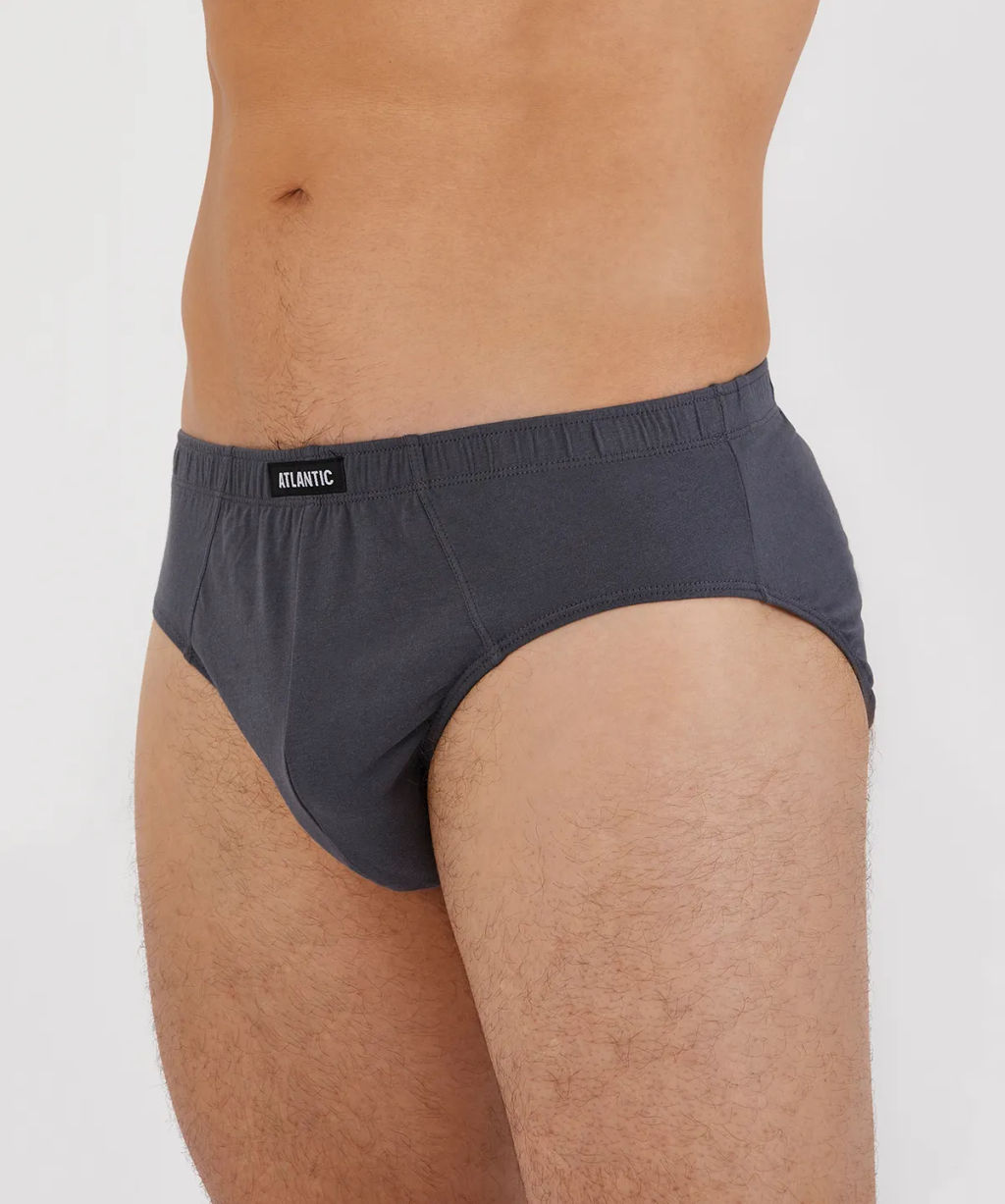 ATLANTIC 3BMP-006 Трусы классика Basic - набор 3 шт. микс  фото 9
