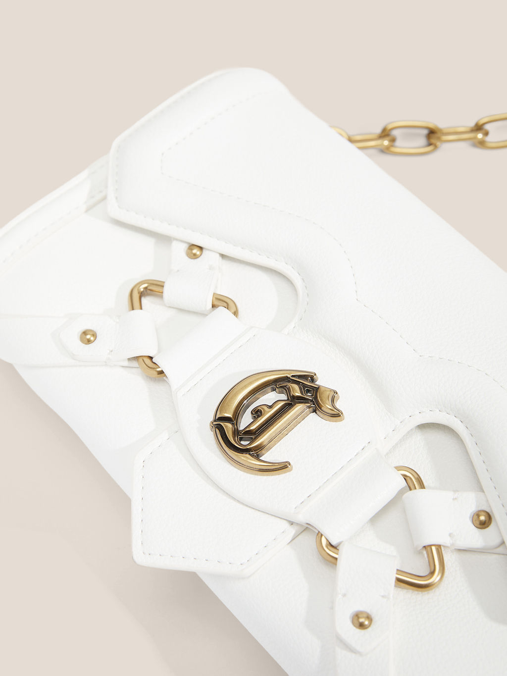 Женская сумка через плечо JUST CAVALLI CROSSED LACES Артикул 4450861, белый