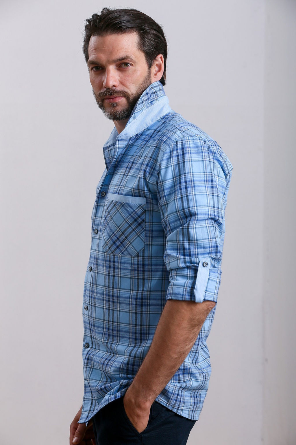 Рубашка 209-Т-02 - Nicolo angi фото 4