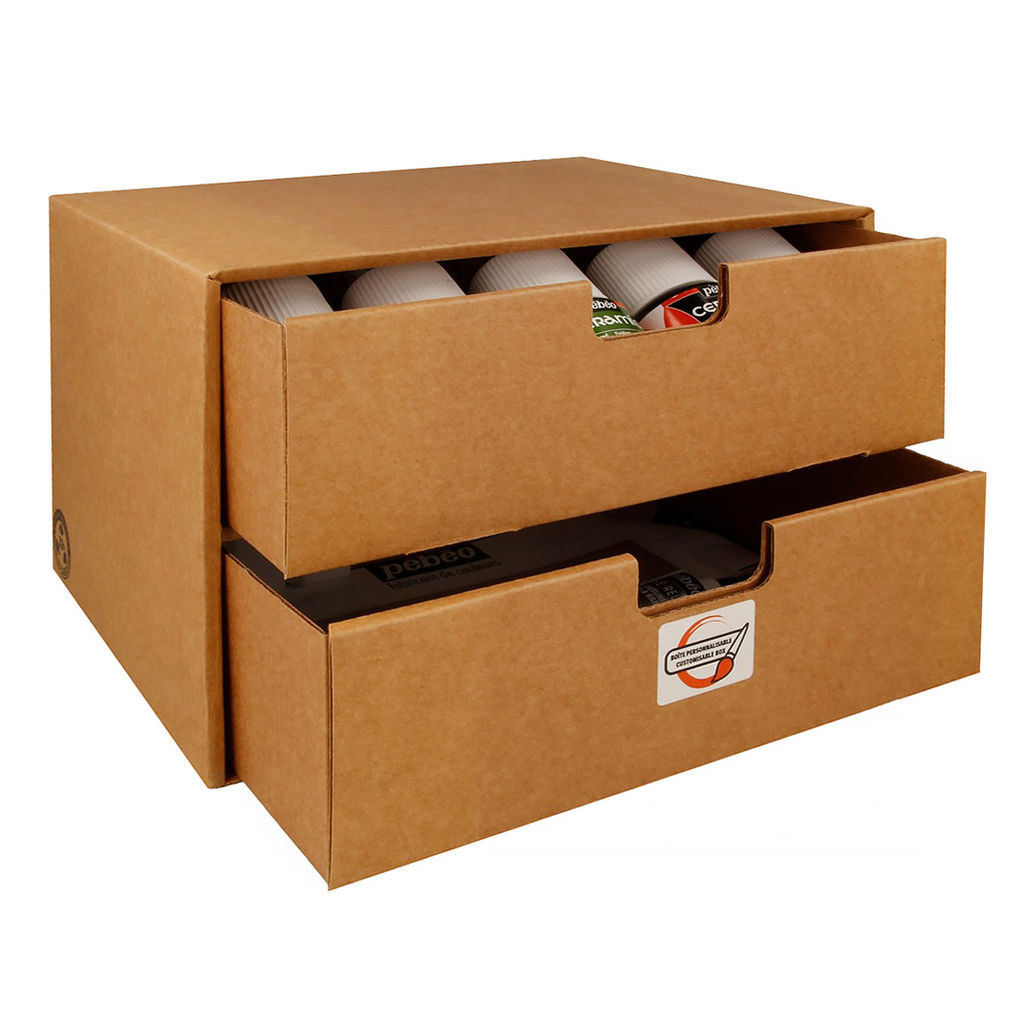 PEBEO Набор красок Ceramic Коллекция по керамике и металлу с аксессуарами 10 цв. х 45 мл 758451