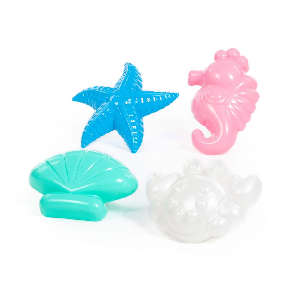 Формочки (краб №2 + морской конёк + морская звезда №2 + ракушка №2) - Полесье фото 4