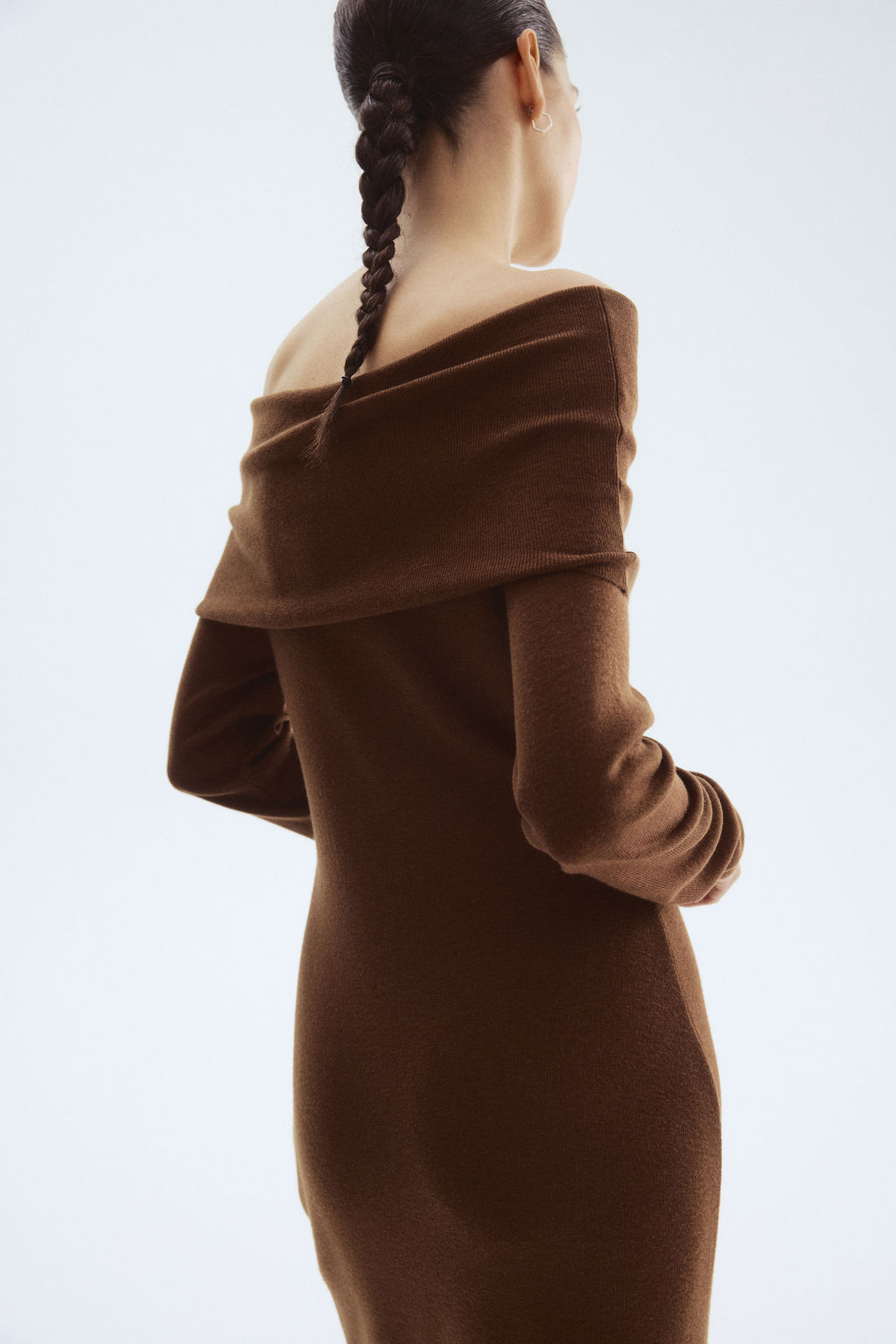 Vestido off-the-shoulder - H&m фото 6