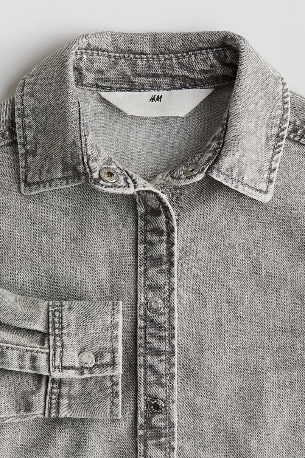 Vestido camisero en denim - H&m фото 2